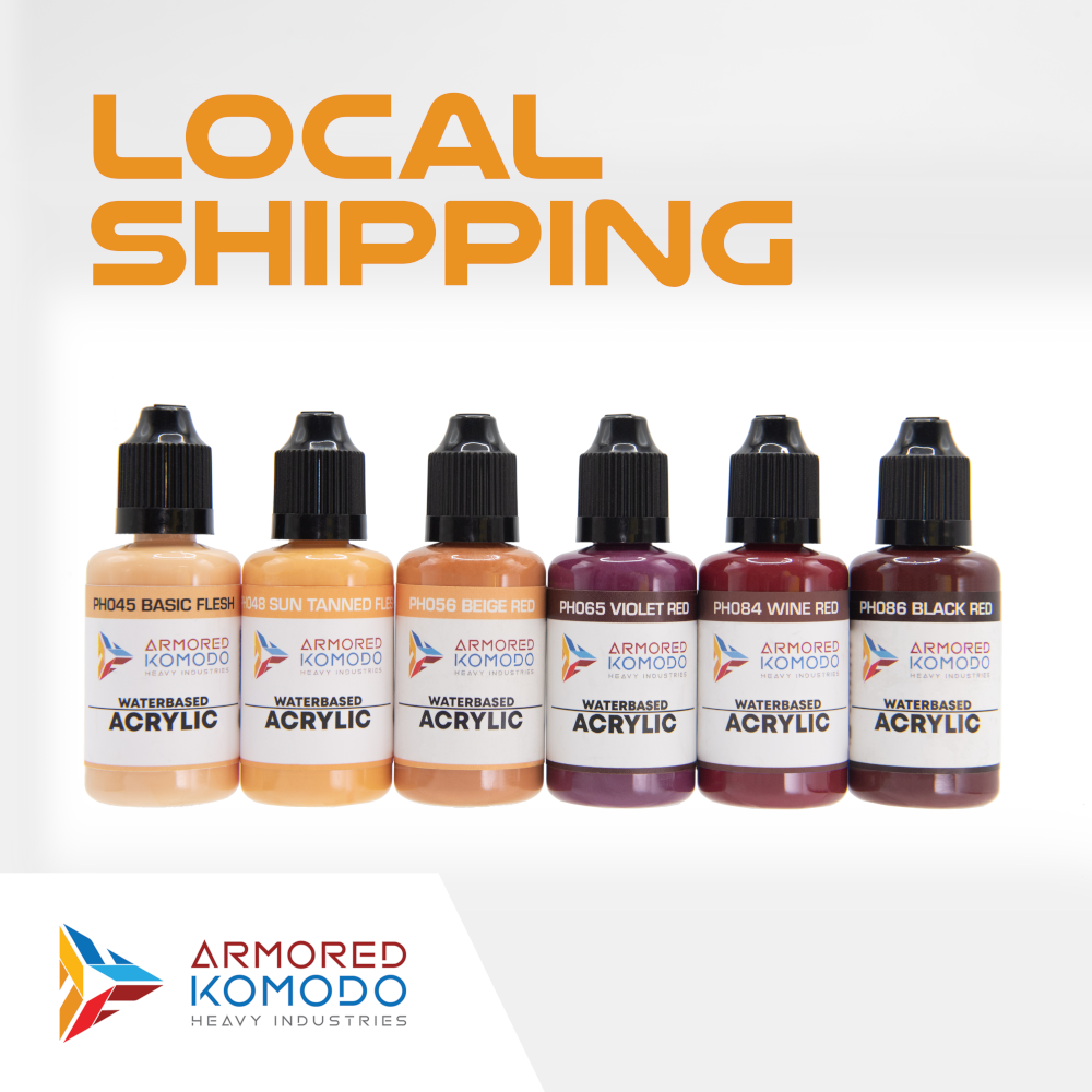 Human Flesh Tones Waterbased Acrylic Set (SINGAPORE LOCAL) PH656