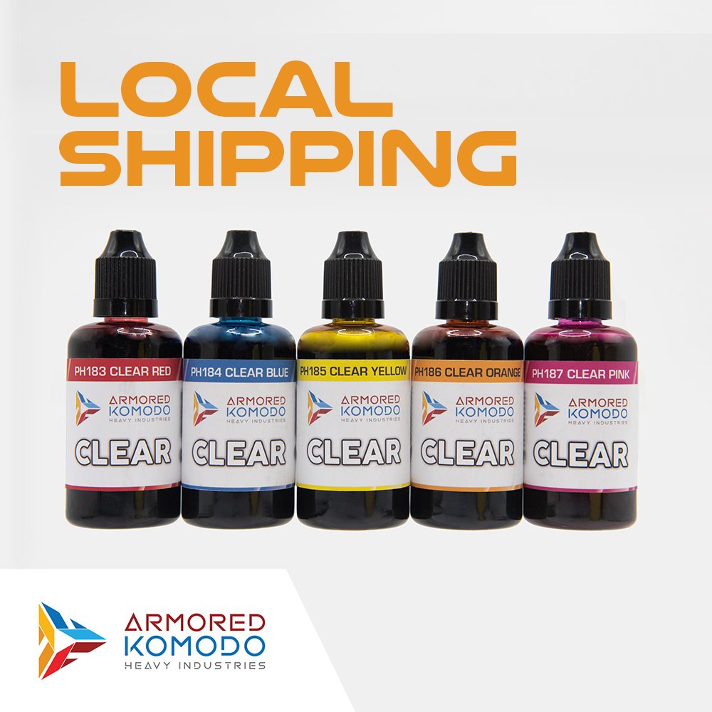Clear Colors Acrylic Lacquer Set 1 (SINGAPORE LOCAL) PH899