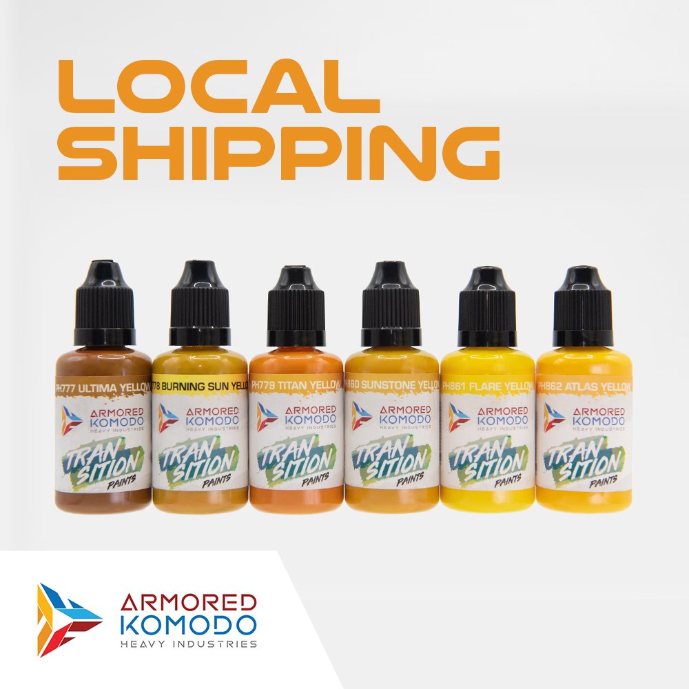 Yellow Transition Paint Waterbased Acrylic Set (SINGAPORE LOCAL) PH952